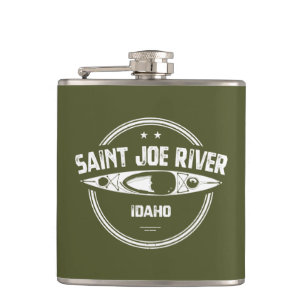 Saint Joe River Idaho Kayaking Flask