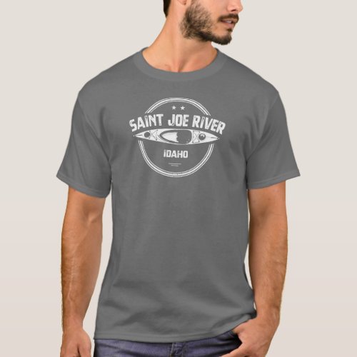 Saint Joe River Idaho Kayaking T_Shirt