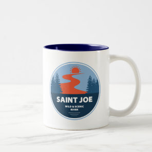 Saint Joe Wild And Scenic River Idaho Two-Tone Coffee Mug