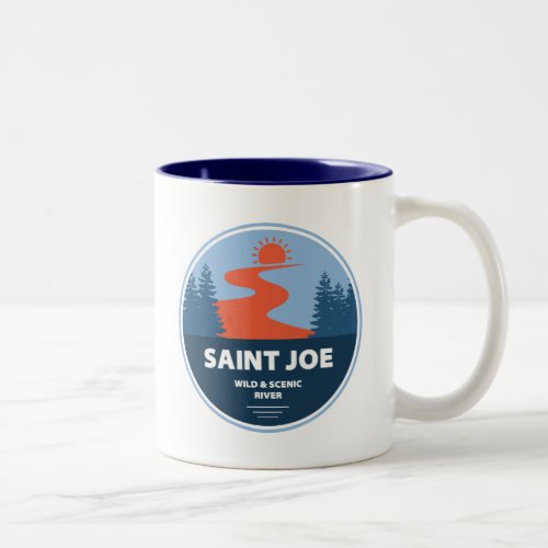 Saint Joe Wild And Scenic River Idaho Two_Tone Coffee Mug