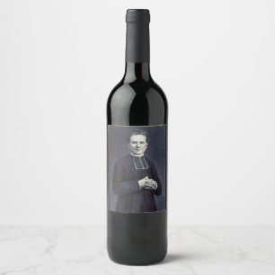 Saint John Bosco Father and Teacher of Youth Wine Label