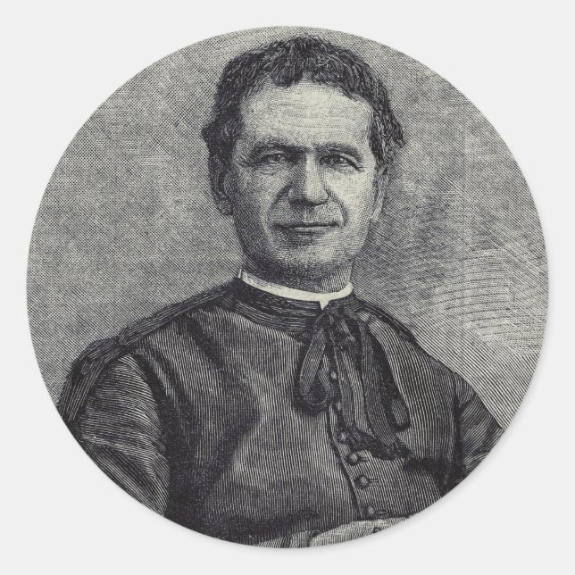 Saint John Bosco Priest and Confessor  Classic Round Sticker (Front)