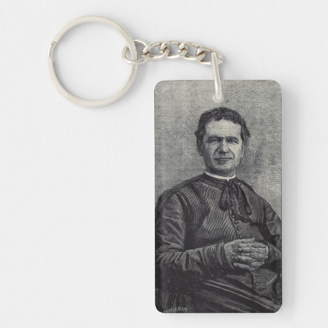 Saint John Bosco Priest and Confessor  Keychain (Front)