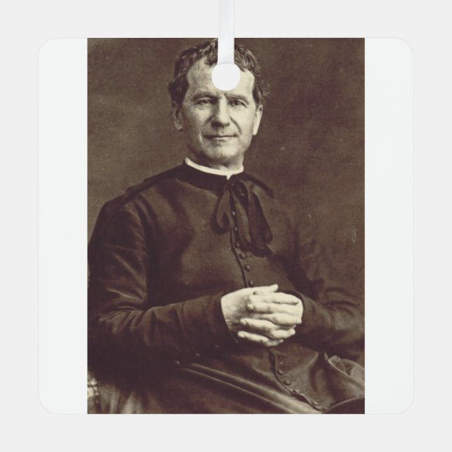 Saint John Bosco Priest and confessor Metal Ornament (Front)