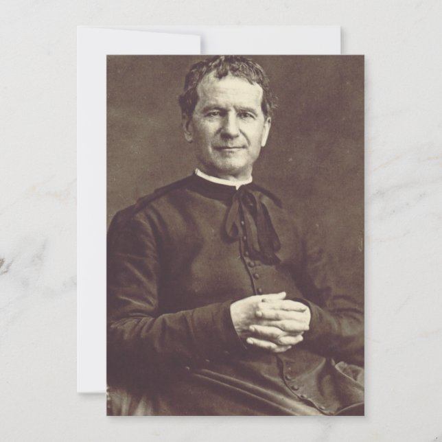 Saint John Bosco Priest and confessor  Thank You Card (Front)