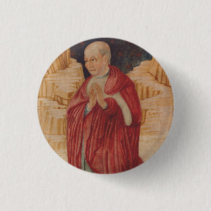 Saint John Cassian Church Father Button