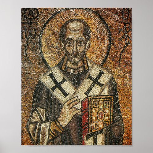 Saint John Chrysostom archbishop of Constantinople Poster