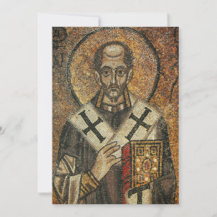 Saint John Chrysostom archbishop of Constantinople Thank You Card