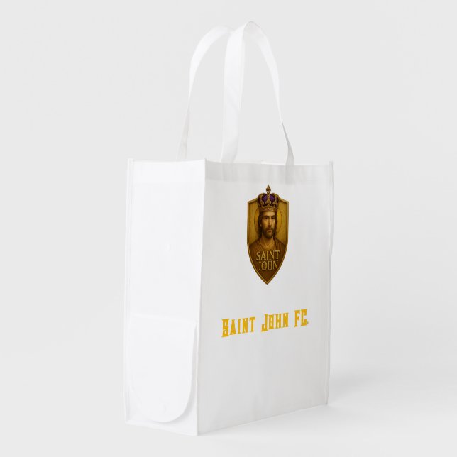 Saint John FC Ecological Bag. Grocery Bag (Front Side)