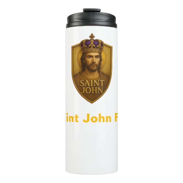 Saint John FC Thermal Bottle. Thermal Tumbler (Front)