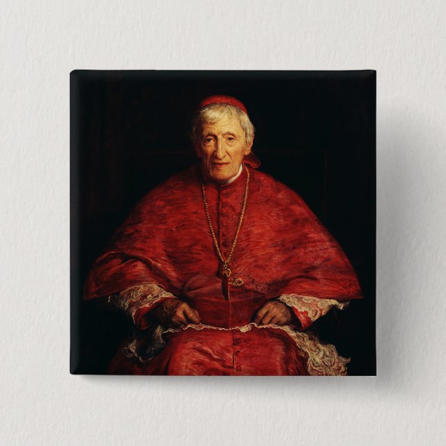 Saint John Henry Newman English theologian Button (Front)