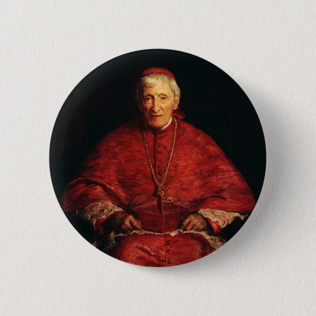 Saint John Henry Newman English theologian Button (Front)