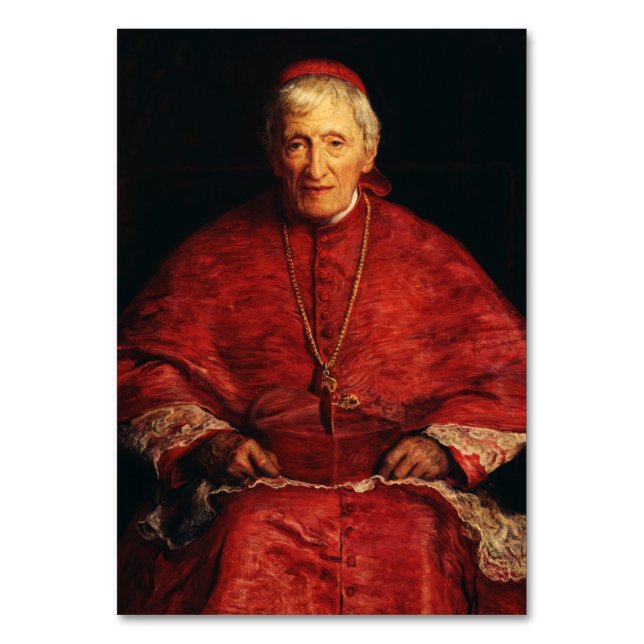 Saint John Henry Newman English theologian Table Number (Front)