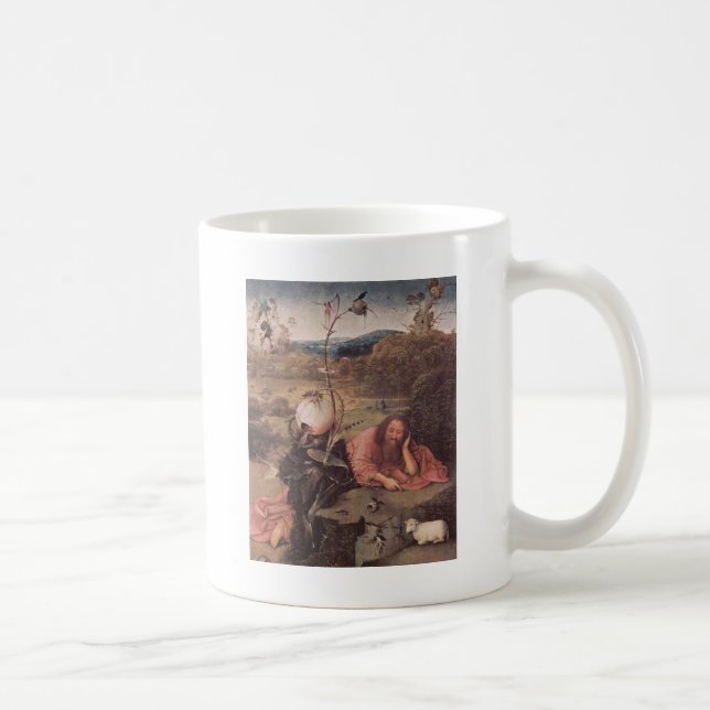 Saint John in the Wilderness 15th Century Coffee Mug (Right)