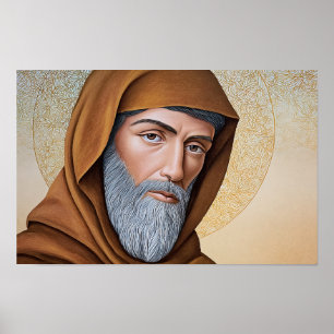 Saint John of Damascus: Light of Sacred Wisdom Poster