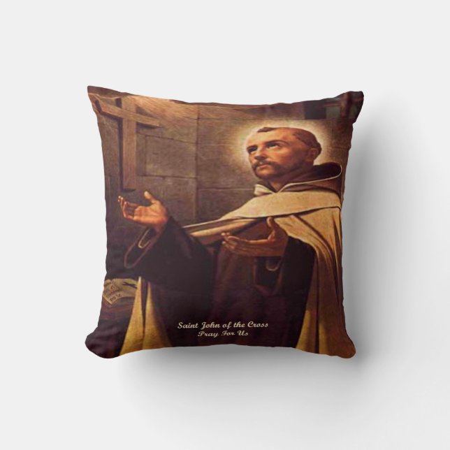 Saint John of the Cross by Litany Lane Throw Pillow (Front)