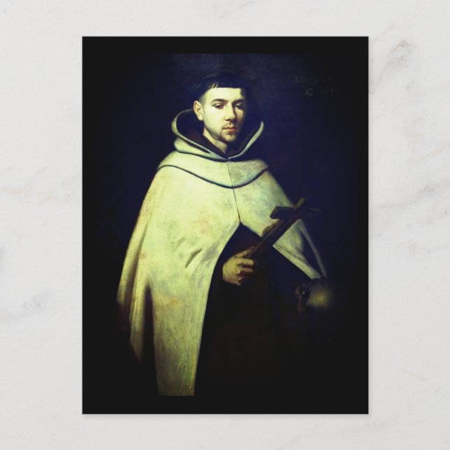 Saint John of the Cross by Zurbarán Postcard (Front)