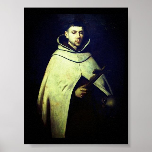 Saint John of the Cross by Zurbarán Poster (Front)