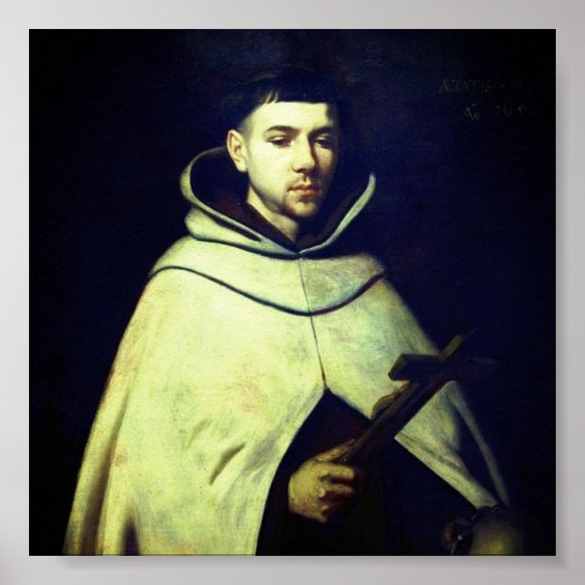 Saint John of the Cross by Zurbarán Poster (Front)