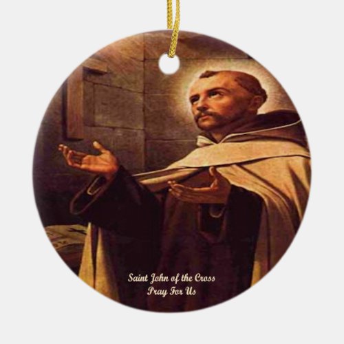 Saint John of the Cross Ceramic Ornament