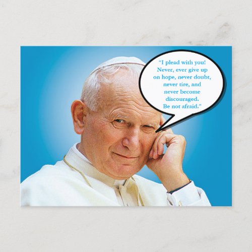 Saint John Paul II Karol Wojtyla Postcard