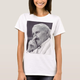 Saint John Paul II The Great Communicator Fine Art T-Shirt