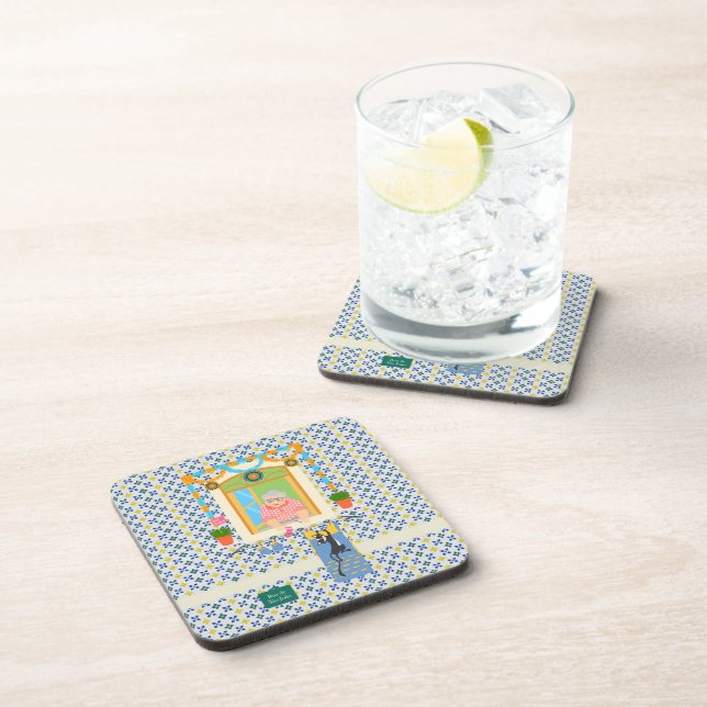 Saint John Portuguese Festa Neighbour Beverage Coaster (Right Side)