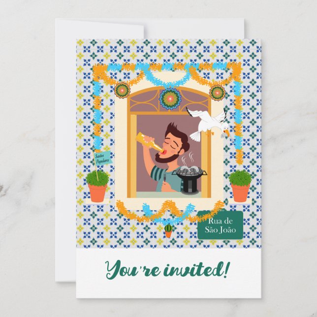 Saint John Portuguese Festa Neighbour Invitation (Front)