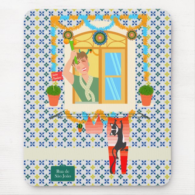 Saint John Portuguese Festa Neighbour Mouse Pad (Front)