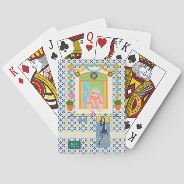 Saint John Portuguese Festa Neighbour Poker Cards (Back)