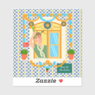Saint John Portuguese Festa Neighbour Sticker