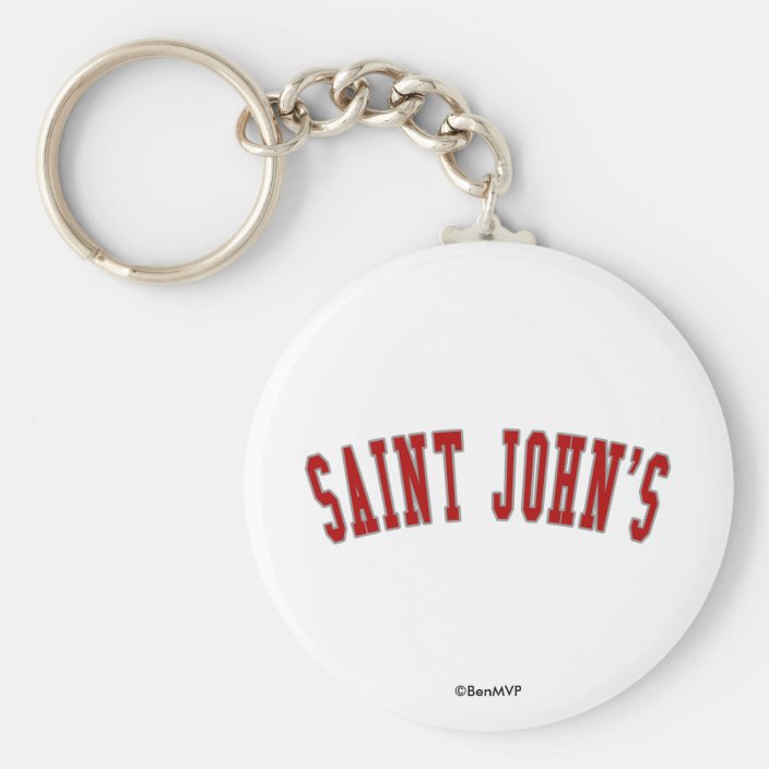 Saint John's Keychain