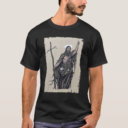 Saint John The Baptist Bible Gospel Cute Catholic  T_Shirt