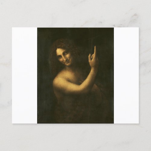 Saint John the Baptist by Leonardo da Vinci Postcard