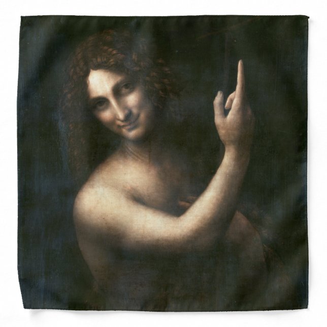 Saint John the Baptist, Leonardo da Vinci Bandana (Front)