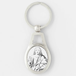 Saint John the Beloved Apostle and Evangelist Keychain