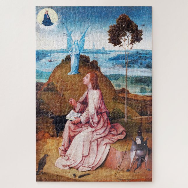 Saint John the Evangelist on Patmos, Bosch Jigsaw Puzzle (Vertical)