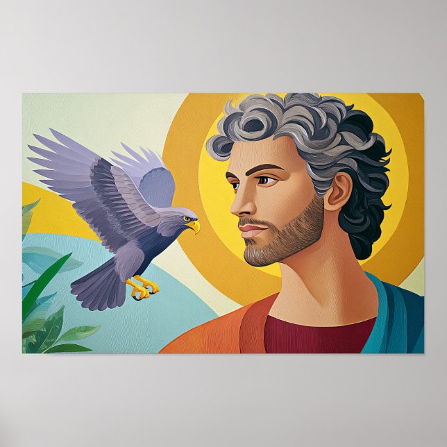 Saint John the Evangelist: The Eagle of Revelation Poster (Front)