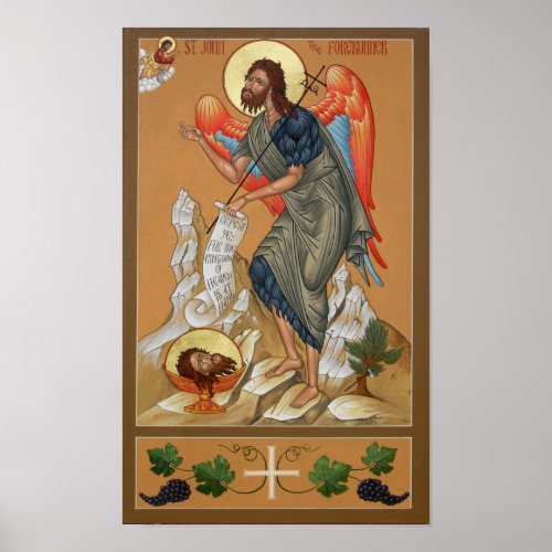 Saint John the Forerunner Poster
