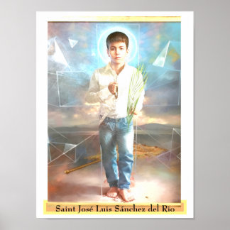 Saint José Luis Sánchez del Rio Card Poster