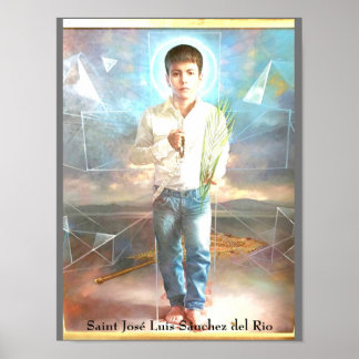 Saint José Luis Sánchez del Rio Card Poster