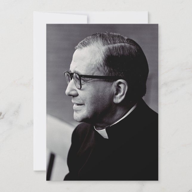 Saint Josemaria Escriva Invitation (Front)