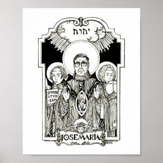 Saint Josemaria Escriva Poster