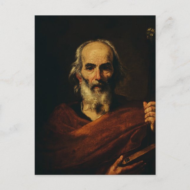 Saint Joseph by Jusepe de Ribera  Postcard (Front)