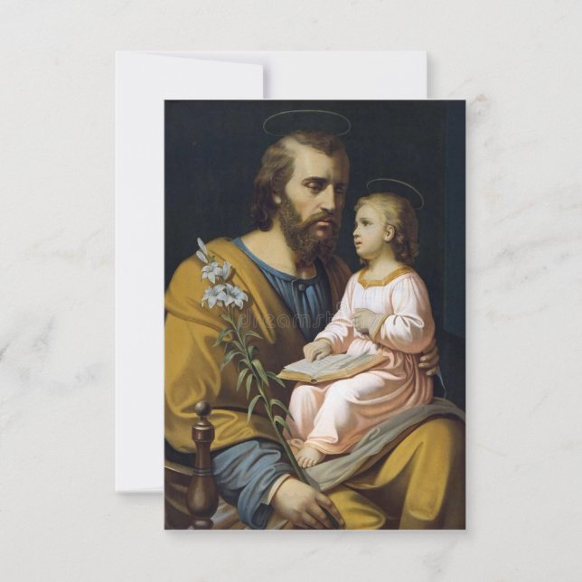 Saint Joseph Consecration Card (Front)