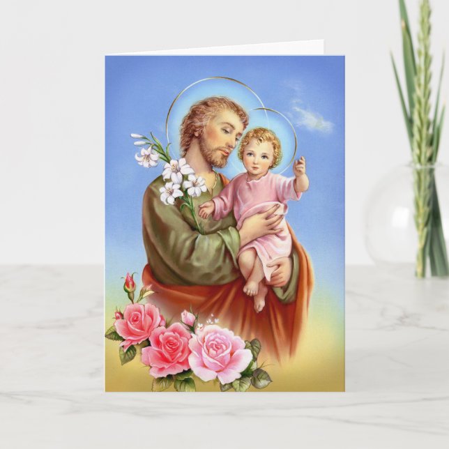 Saint Joseph feast day Card (Front)