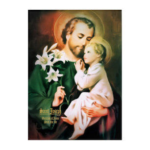 Saint Joseph Guardian of Jesus Acrylic Print