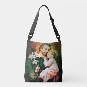 Saint Joseph Guardian of Jesus Crossbody Bag