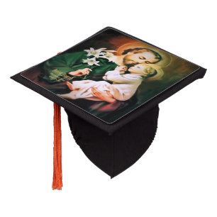 Saint Joseph Guardian of Jesus Graduation Cap Topper