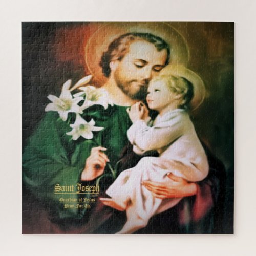 Saint Joseph Guardian of Jesus Jigsaw Puzzle